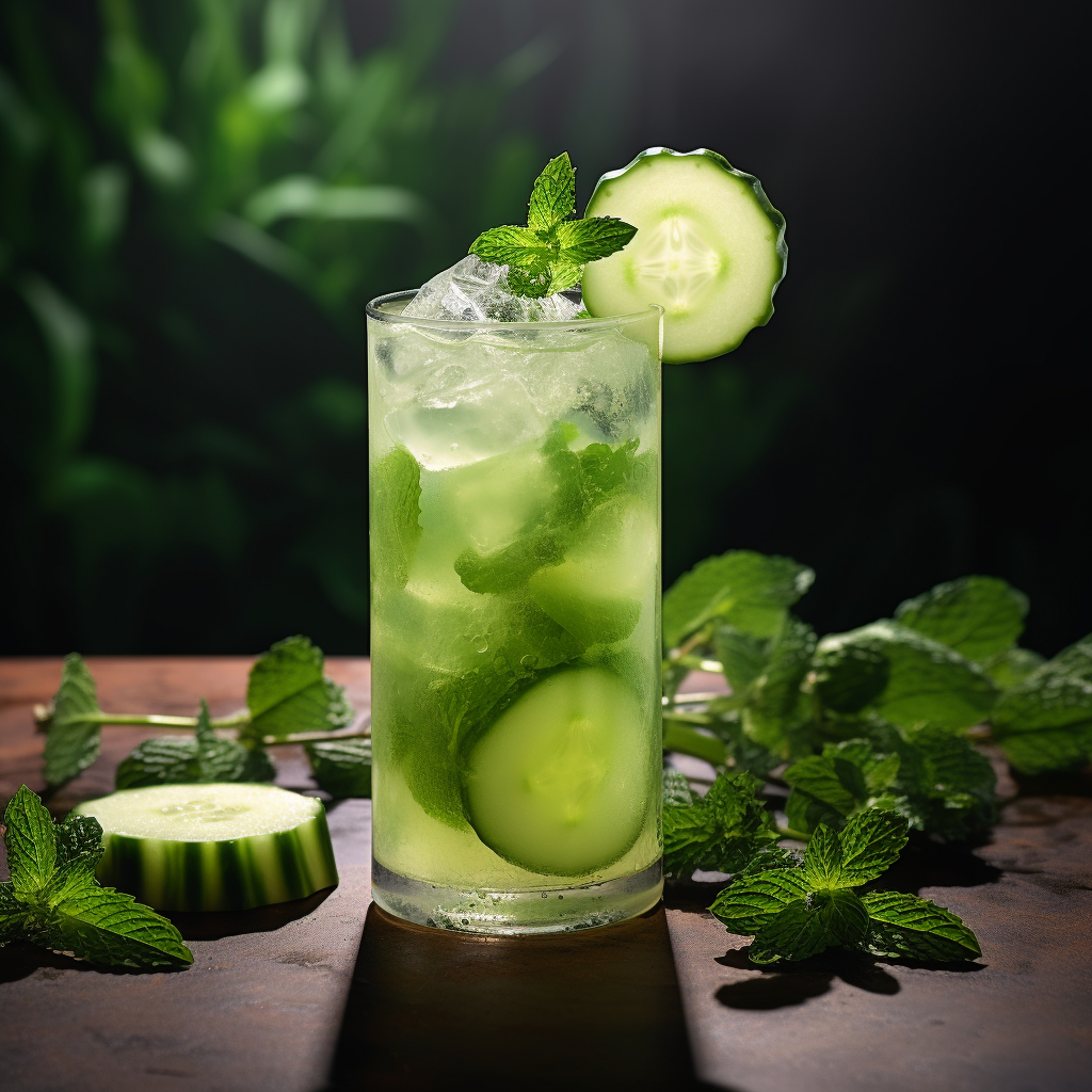 Cucumber Honeydew Mocktail Bourbon Gospel